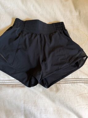 lululemon athletica Black Women's Running Shorts